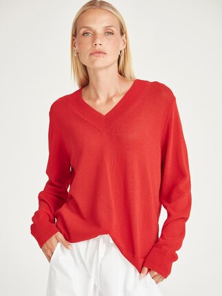 Sills CARNIVAL V NECK Sweater-jumpers-Diahann Boutique