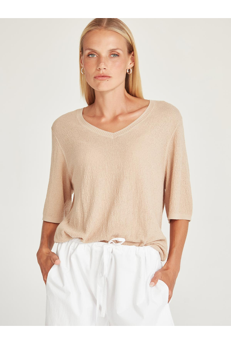 Sills VERA BOUCLE V NECK Tee