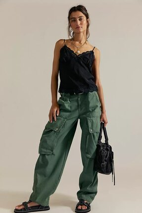 Free People BRENTWOOD SLOUCH Pant-pants-Diahann Boutique