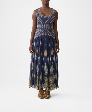 Camilla JERSEY TANK DRESS w CONTRAST Skirt-dresses-Diahann Boutique