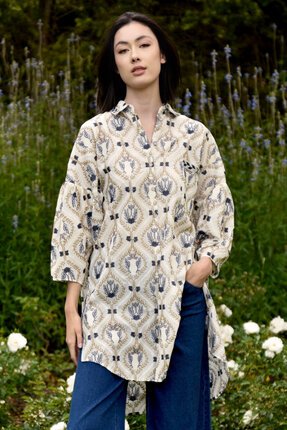 Curate SOMETHING BORROWED Shirt-shirts-Diahann Boutique