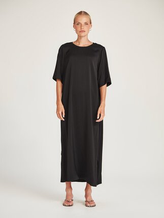 Caroline Sills SATIN MONARCH Dress-dresses-Diahann Boutique