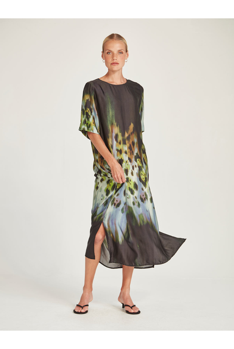 Caroline Sills MONARCH PRINT Dress