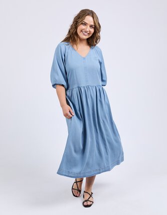 Elm SAWYER CHAMBRAY Dress-dresses-Diahann Boutique