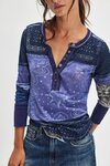 Free People INDIE PRINTED CUFF Top