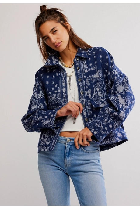 Free People BANDANA JACQUARD Shirt