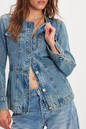 Free People LULA DENIM Jacket-jackets-and-coats-Diahann Boutique