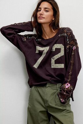 Free People LILITH Tee-tops-Diahann Boutique