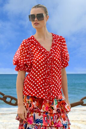 Trelise Cooper RUFFLE MY LOVE Blouse-tops-Diahann Boutique