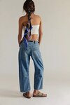 Free People MOXIE PULL-ON BARREl lJeans