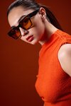 Age Eyewear CARNAGE Tort w Orange Lens