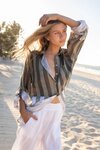 Hut LUXE LATTE Boyfriend Shirt