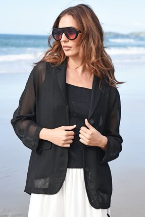 Trelise Cooper TIED WITH ME Blazer-jackets-and-coats-Diahann Boutique