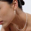 Linda Tahija BROOK PEARL HUGGIE Earring