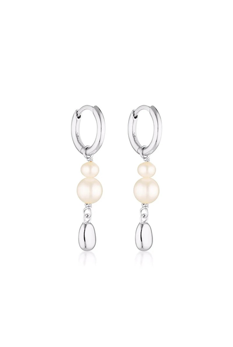 Linda Tahija BROOK PEARL HUGGIE Earring