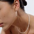 Linda Tahija BROOK PEARL HUGGIE Earring