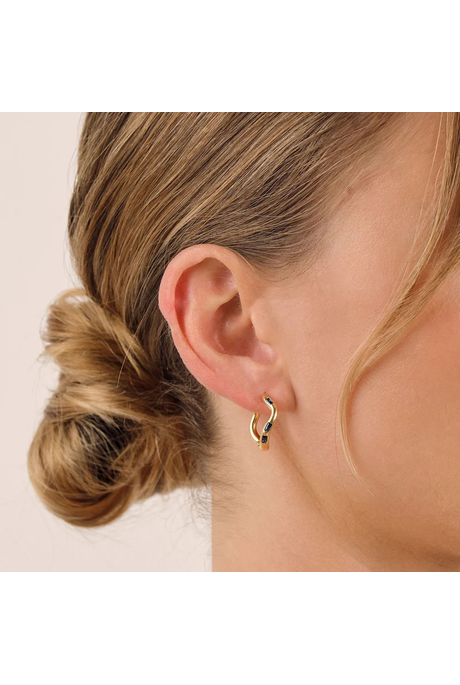 Linda Tahija CASCADE HOOP SAPPHIRE Earring