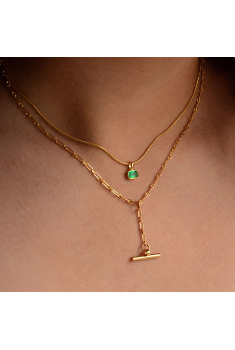 Linda Tahija GEMME SNAKE CHAIN Necklace