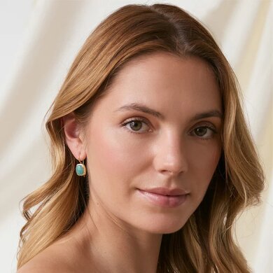 Bianc MUSE AMAZONITE Earring-accessories-Diahann Boutique