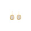Bianc MUSE MOTHER OF PEARL CABOCHON Earring