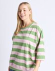 Elm MAZIE BLOCK STRIPE Sweat