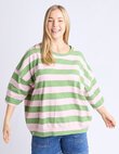Elm MAZIE BLOCK STRIPE Sweat