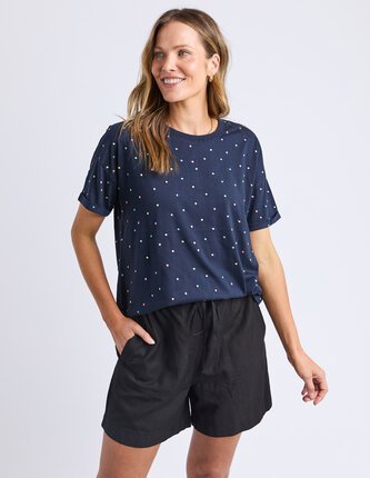 Elm FESTIVE SPOT Tee-tops-Diahann Boutique