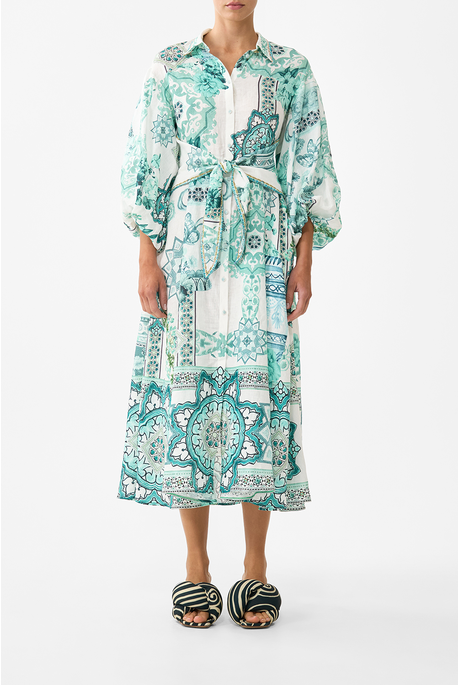 Camilla Balearic bebé TIE FRONT SHIRT Dress