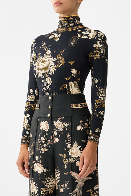 Camilla JERSEY TURTLENECK Top