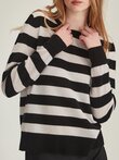 Caroline Sills ELEANOR STRIPED CASHMERE Jumper