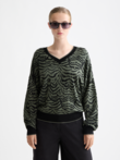 Scotch and Soda JACQUARD V NECK Pullover