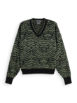 Scotch and Soda JACQUARD V NECK Pullover