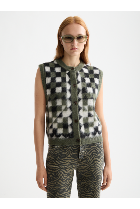Scotch and Soda FUZZY JACQUARD Vest
