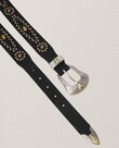 Maison Hotel PANCHO ONIX Belt - Midnight Silver