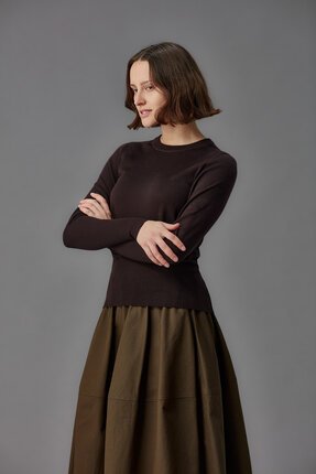 Standard Issue MERINO LONG RIB Sweater-jumpers-Diahann Boutique