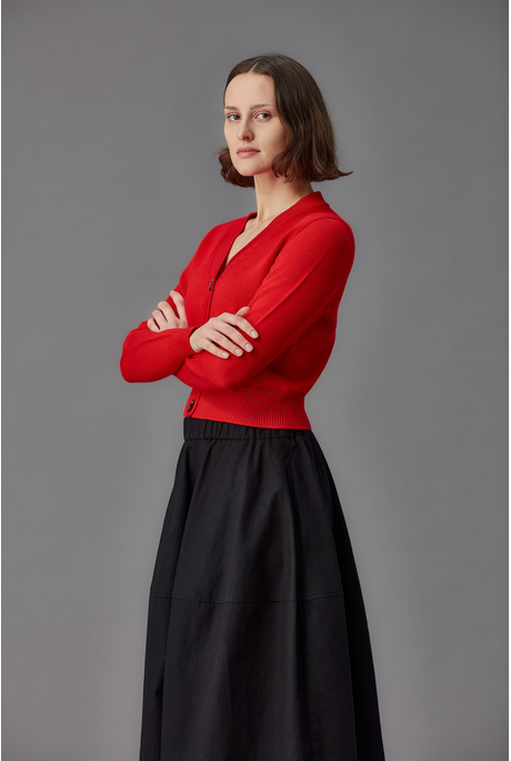 Standard Issue MERINO V NECK Cardigan