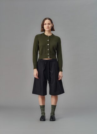 Standard Issue MERINO CREW NECK Cardigan-cardigans-Diahann Boutique