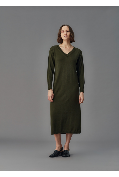 Standard Issue MERINO V NECK Dress