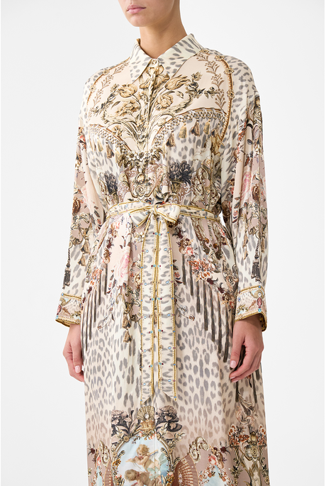 Camilla BUTTON Dress with Back Button Detail