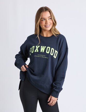 Foxwood INTERVAL Crew-tops-Diahann Boutique