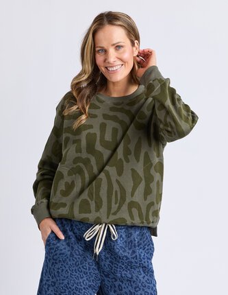 Elm GALA Crew-tops-Diahann Boutique