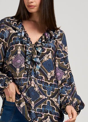 Loobie's Story REGALIA Blouse-tops-Diahann Boutique