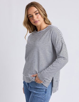 Foxwood EDDIE STRIPE Top-tops-Diahann Boutique