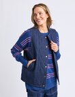 Elm POLLY QUILTED DENIM Vest