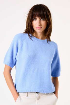 Garcia LIGHT BLUE Pullover-tops-Diahann Boutique