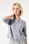 Garcia GREY RIBBED Cardigan
