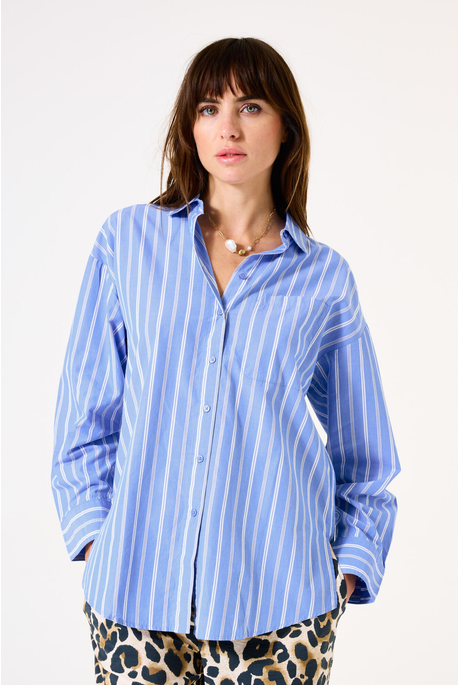 Garcia BLUE STRIPED Shirt