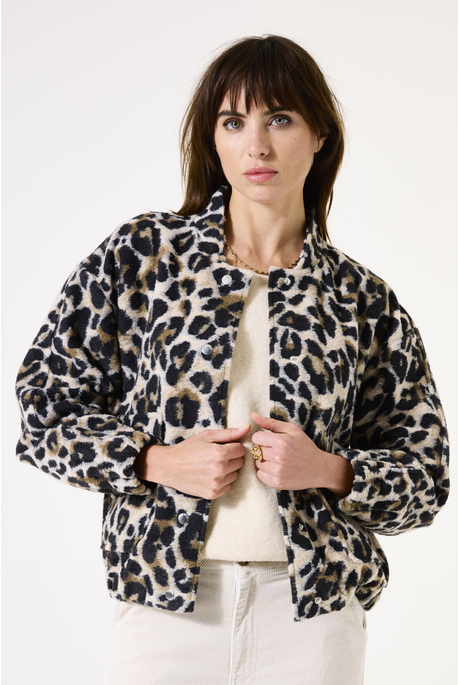 Garcia LEOPARD PRINT Jacket