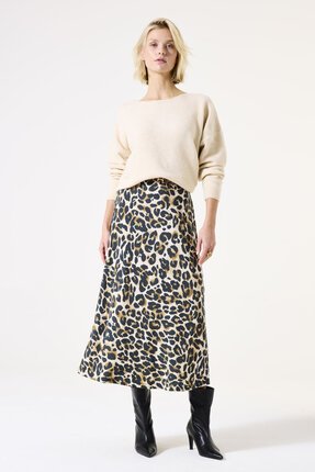 Garcia LEOPARD PRINT Skirt-skirts-Diahann Boutique