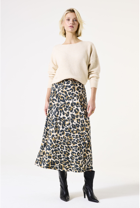 Garcia LEOPARD PRINT Skirt